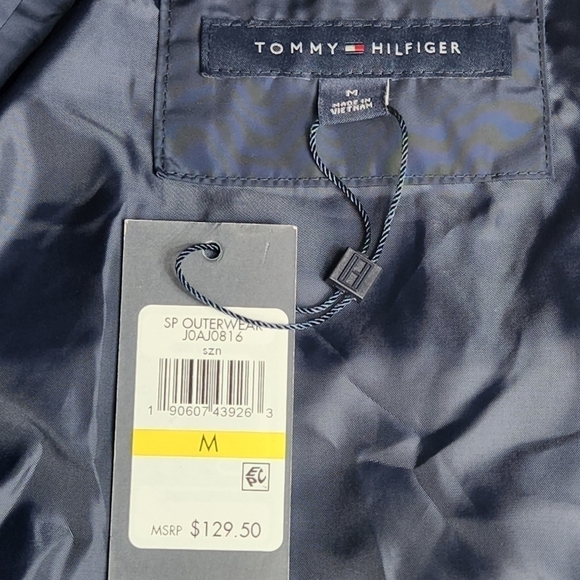 NEW Tommy Hilfiger Women's Logo Zip Up Hooded Windbreaker - Picture 10 of 11